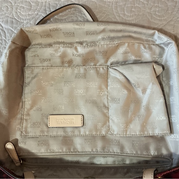 Michael Kors Bundle Black Gold Red Hobo Leather and Reptile Satchel Bags - Picture 3 of 16